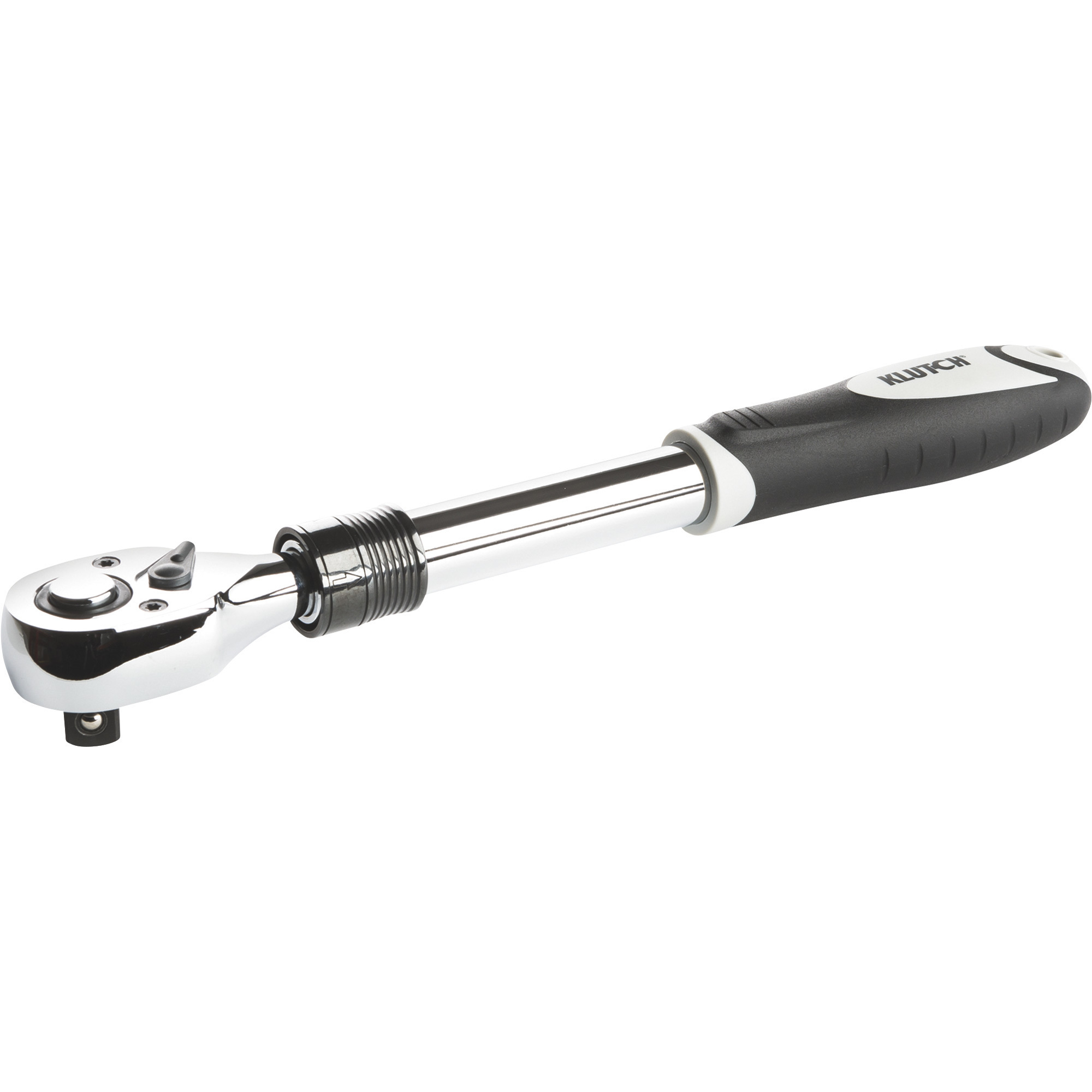 Klutch Extendable Ratchet, 1/2in. Drive, 12 1/4in. to 17 3/4in. Range